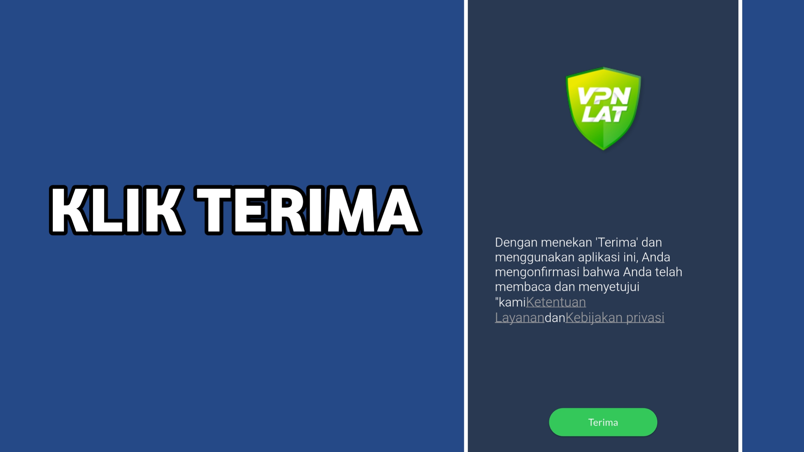 tekan tombol terima
