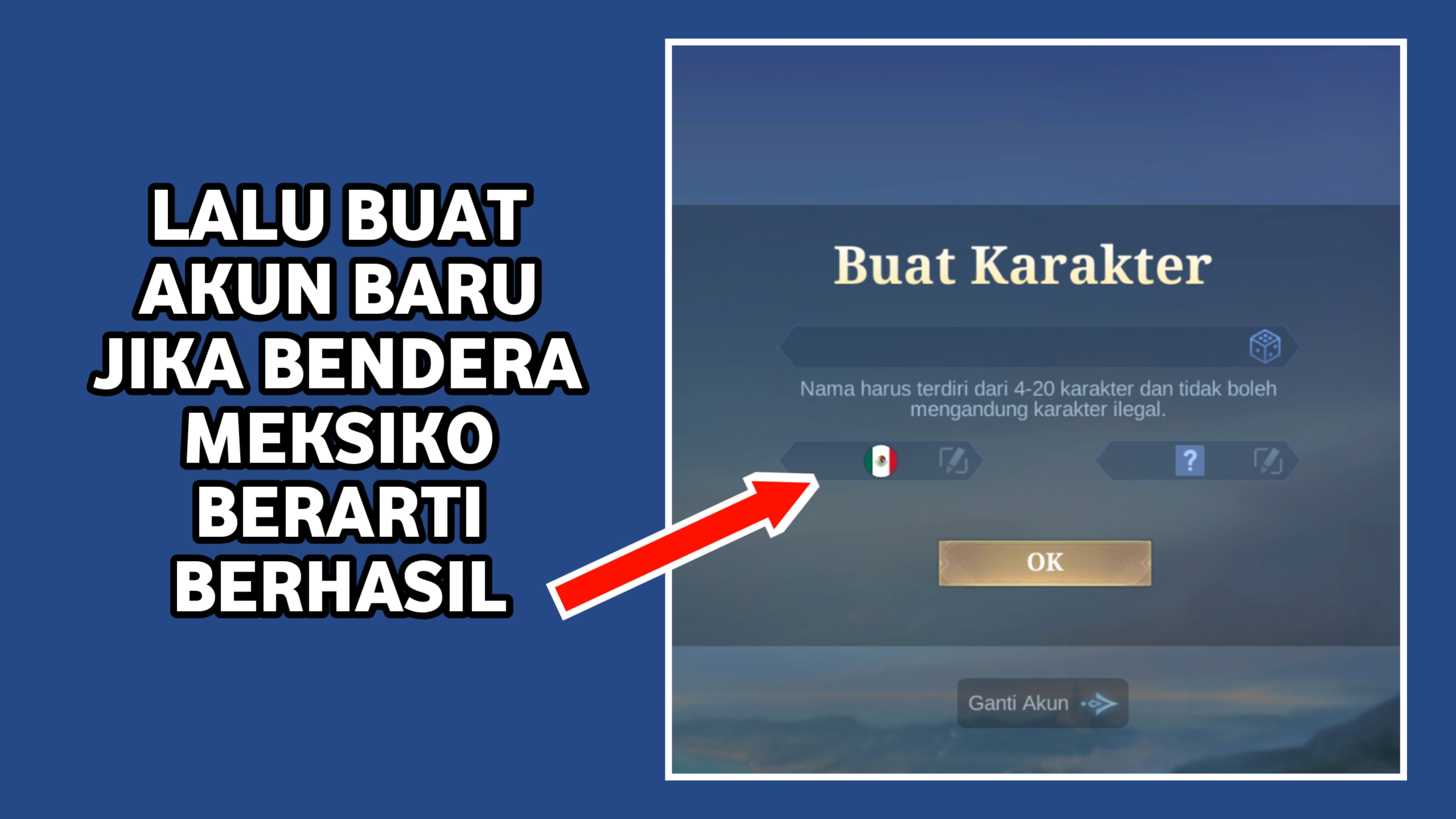 Buat akun baru